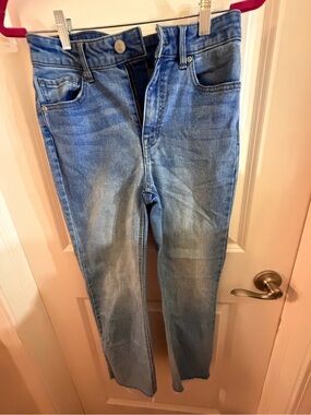 Harper Light Blue Slim Straight Jeans